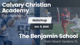 Matchup: Calvary Christian vs. The Benjamin School 2020