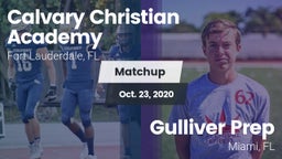 Matchup: Calvary Christian vs. Gulliver Prep  2020