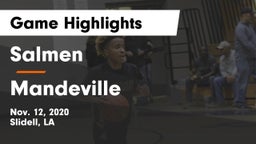 Salmen  vs Mandeville  Game Highlights - Nov. 12, 2020