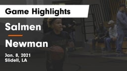Salmen  vs Newman  Game Highlights - Jan. 8, 2021