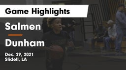Salmen  vs Dunham  Game Highlights - Dec. 29, 2021