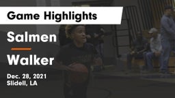 Salmen  vs Walker  Game Highlights - Dec. 28, 2021