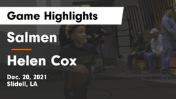 Salmen  vs Helen Cox Game Highlights - Dec. 20, 2021