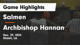 Salmen  vs Archbishop Hannan  Game Highlights - Dec. 29, 2022