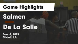 Salmen  vs De La Salle  Game Highlights - Jan. 6, 2023