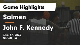Salmen  vs John F. Kennedy  Game Highlights - Jan. 17, 2023