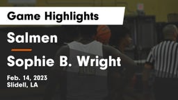 Salmen  vs Sophie B. Wright  Game Highlights - Feb. 14, 2023