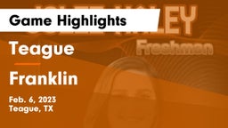 Teague  vs Franklin Game Highlights - Feb. 6, 2023