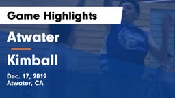 Atwater  vs Kimball Game Highlights - Dec. 17, 2019