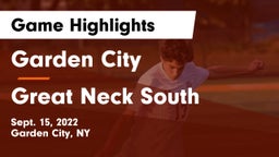 Garden City  vs Great Neck South  Game Highlights - Sept. 15, 2022
