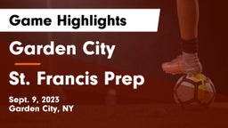 Garden City  vs St. Francis Prep  Game Highlights - Sept. 9, 2023