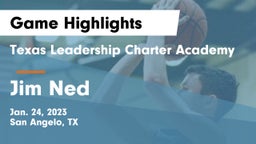 Texas Leadership Charter Academy  vs Jim Ned  Game Highlights - Jan. 24, 2023