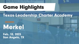 Texas Leadership Charter Academy  vs Merkel  Game Highlights - Feb. 10, 2023