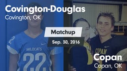 Matchup: Covington-Douglas vs. Copan  2016