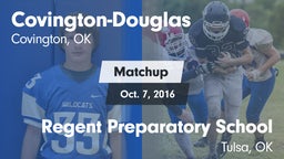 Matchup: Covington-Douglas vs. Regent Preparatory School  2016