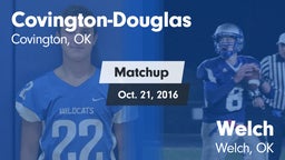 Matchup: Covington-Douglas vs. Welch  2016