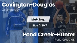 Matchup: Covington-Douglas vs. Pond Creek-Hunter  2017