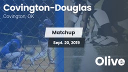 Matchup: Covington-Douglas vs. Olive 2019