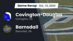 Recap: Covington-Douglas  vs. Barnsdall  2020