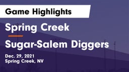 Spring Creek  vs Sugar-Salem Diggers Game Highlights - Dec. 29, 2021