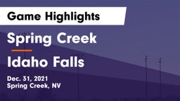 Spring Creek  vs Idaho Falls  Game Highlights - Dec. 31, 2021