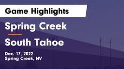 Spring Creek  vs South Tahoe  Game Highlights - Dec. 17, 2022