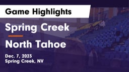 Spring Creek  vs North Tahoe  Game Highlights - Dec. 7, 2023