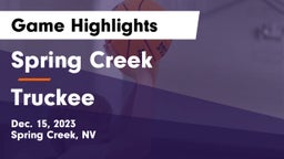Spring Creek  vs Truckee  Game Highlights - Dec. 15, 2023
