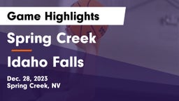 Spring Creek  vs Idaho Falls  Game Highlights - Dec. 28, 2023