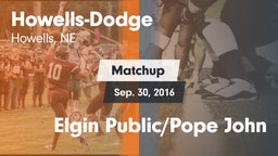 Matchup: Howells-Dodge HS vs. Elgin Public/Pope John 2016