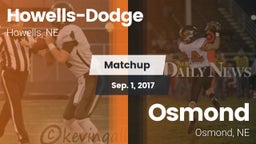 Matchup: Howells-Dodge HS vs. Osmond  2017