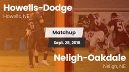 Matchup: Howells-Dodge HS vs. Neligh-Oakdale  2018