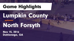 Lumpkin County  vs North Forsyth  Game Highlights - Nov 15, 2016