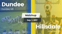 Matchup: Dundee  vs. Hillsdale  2017