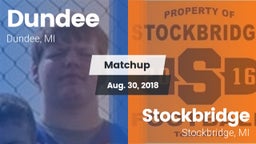 Matchup: Dundee  vs. Stockbridge  2018