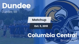 Matchup: Dundee  vs. Columbia Central  2018