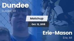 Matchup: Dundee  vs. Erie-Mason  2018