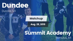 Matchup: Dundee  vs. Summit Academy  2019