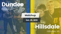 Matchup: Dundee  vs. Hillsdale  2019