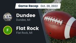 Recap: Dundee  vs. Flat Rock  2022