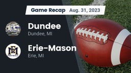 Recap: Dundee  vs. Erie-Mason  2023