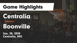 Centralia  vs Boonville  Game Highlights - Jan. 28, 2020