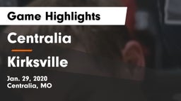 Centralia  vs Kirksville Game Highlights - Jan. 29, 2020