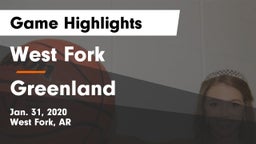 West Fork  vs Greenland  Game Highlights - Jan. 31, 2020