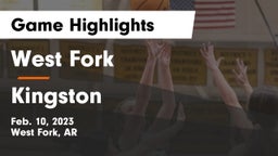 West Fork  vs Kingston  Game Highlights - Feb. 10, 2023