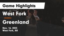 West Fork  vs Greenland  Game Highlights - Nov. 16, 2023