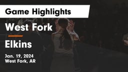 West Fork  vs Elkins  Game Highlights - Jan. 19, 2024