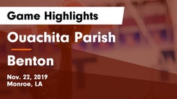 Ouachita Parish  vs Benton  Game Highlights - Nov. 22, 2019