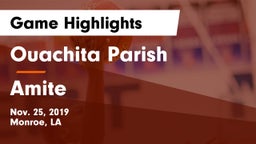 Ouachita Parish  vs Amite  Game Highlights - Nov. 25, 2019