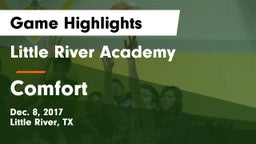 Little River Academy  vs Comfort  Game Highlights - Dec. 8, 2017